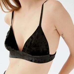 Urban Outfitters Out from Under Velvet Bralette Large